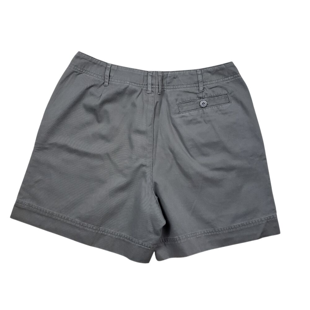 Vintage Liz Caliborne Lizwear Shorts Womens 8 Gray Chino Y2K Casual - Picture 8 of 10